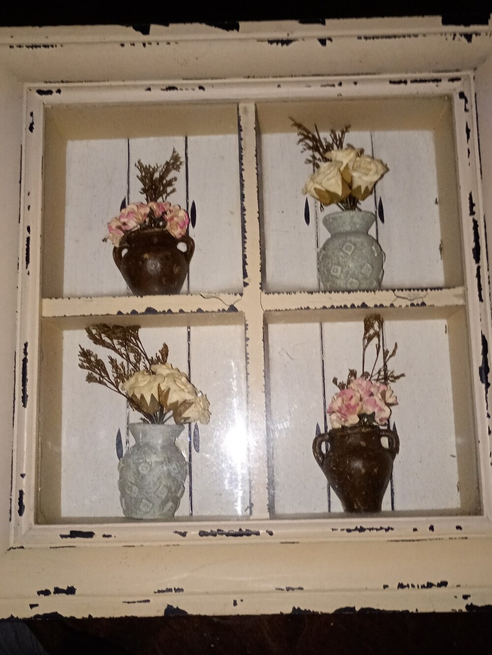 Rustic Cream Shadow Box - Picture 2 of 3